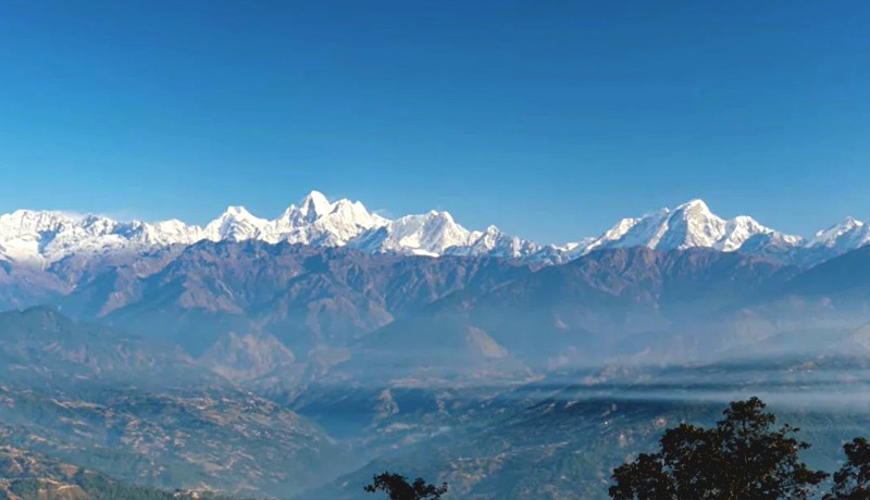 Himalaya view from Nagarkot
